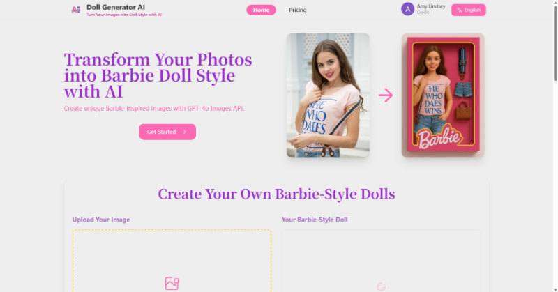 Скриншот dollgenerator