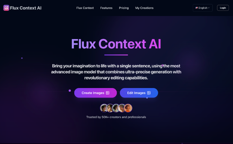 Скриншот Flux Context AI