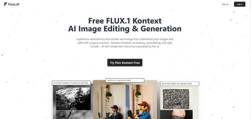Скриншот Fluxx AI