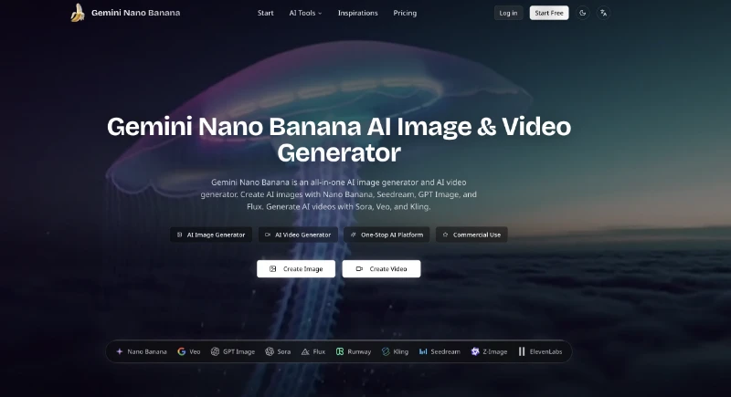 Скриншот Gemini Nano Banana
