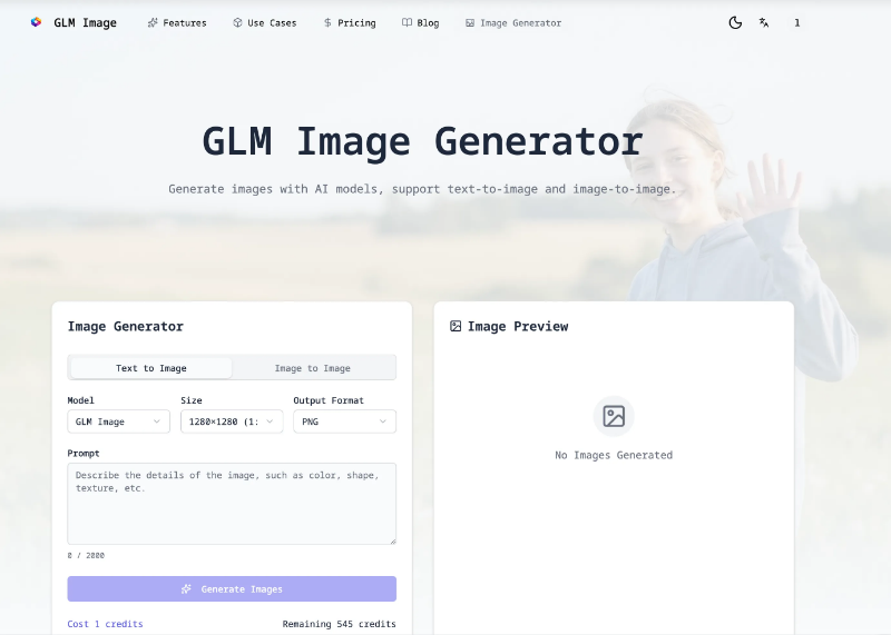 Скриншот Glm Image