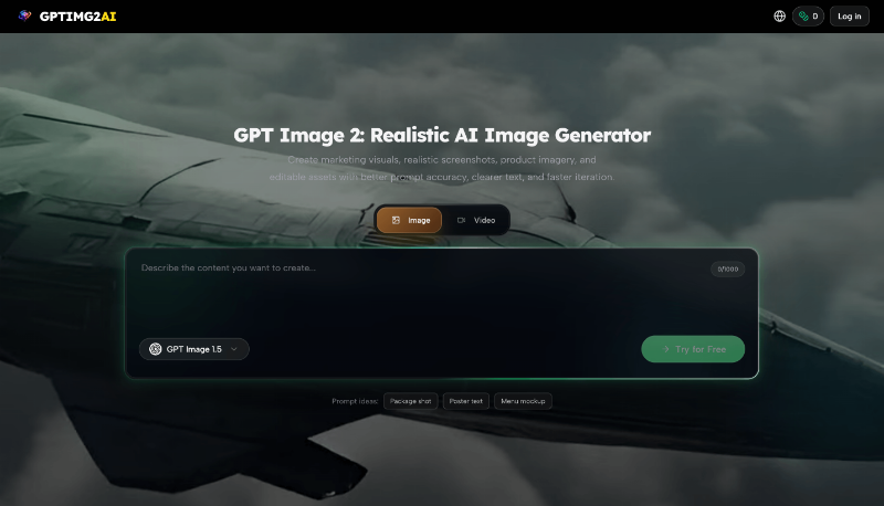 Скриншот GPTIMG2 AI