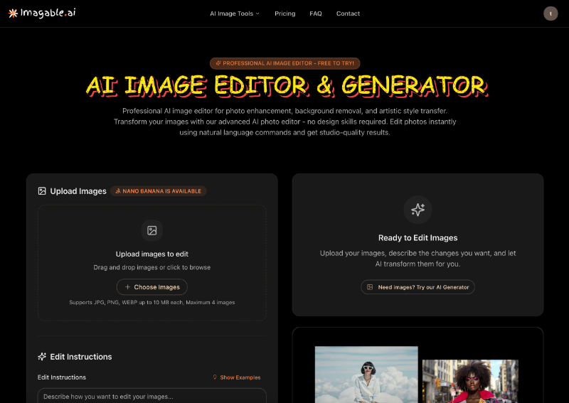 Скриншот Imagable AI