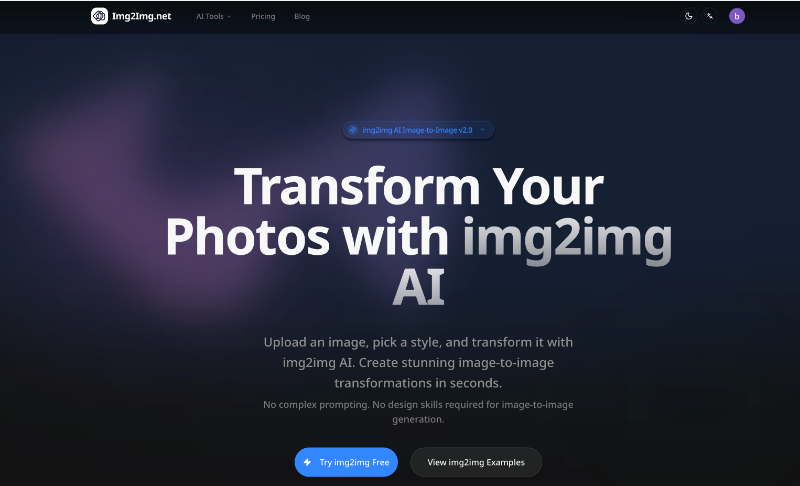Скриншот img2img.net
