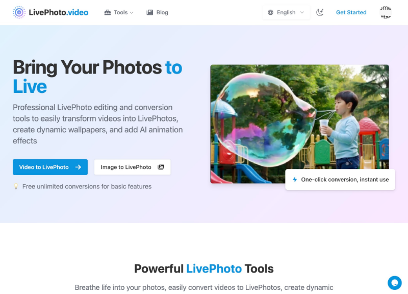 Скриншот LivePhoto.video