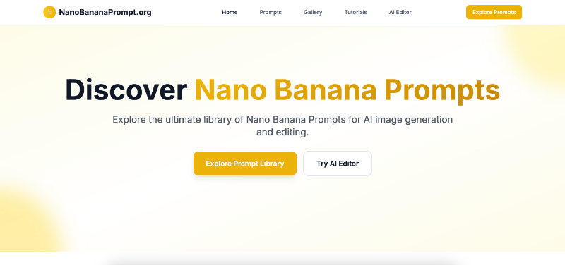 Скриншот Nano Banana Prompt