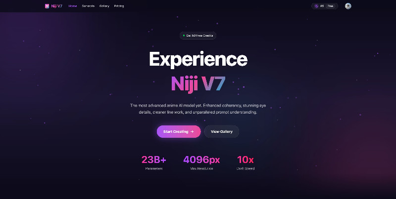Скриншот Niji V7