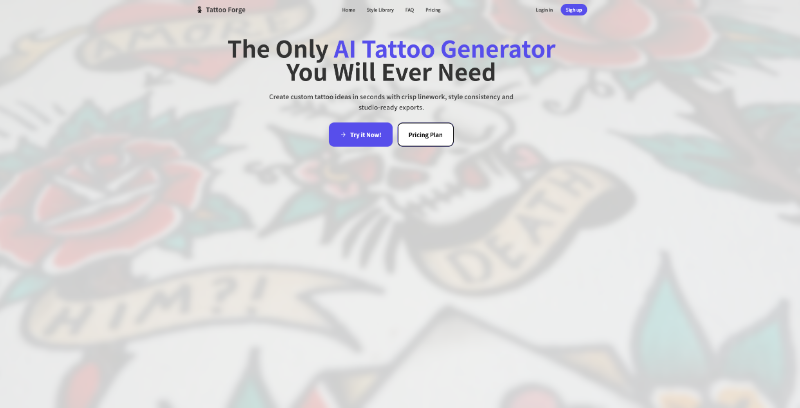 Скриншот Tattoo Forge