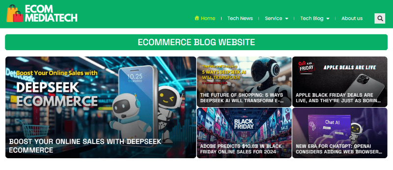 Скриншот Ecom Mediatech