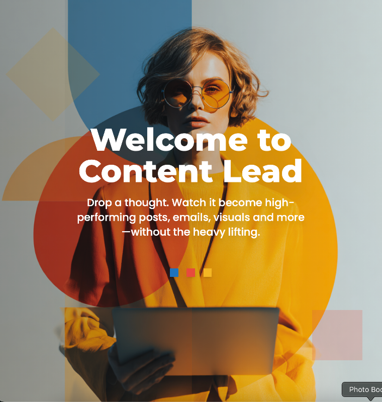 Скриншот ContentLead