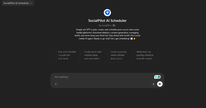 Скриншот SocialPilot