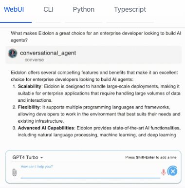 Скриншот Eidolon AI