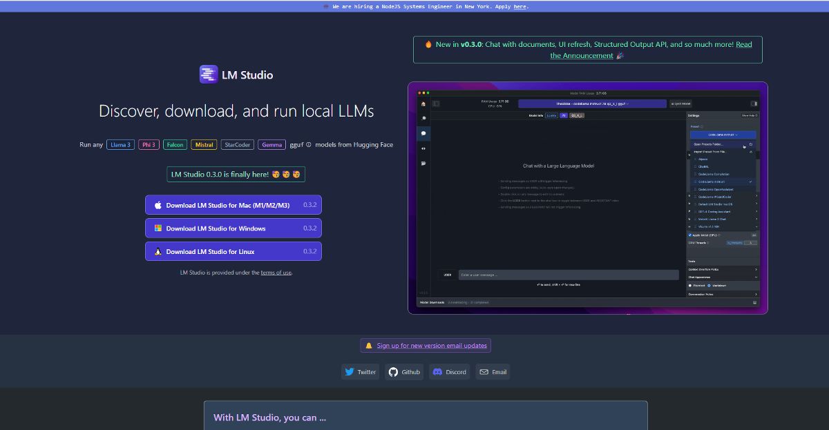 Скриншот LM Studio