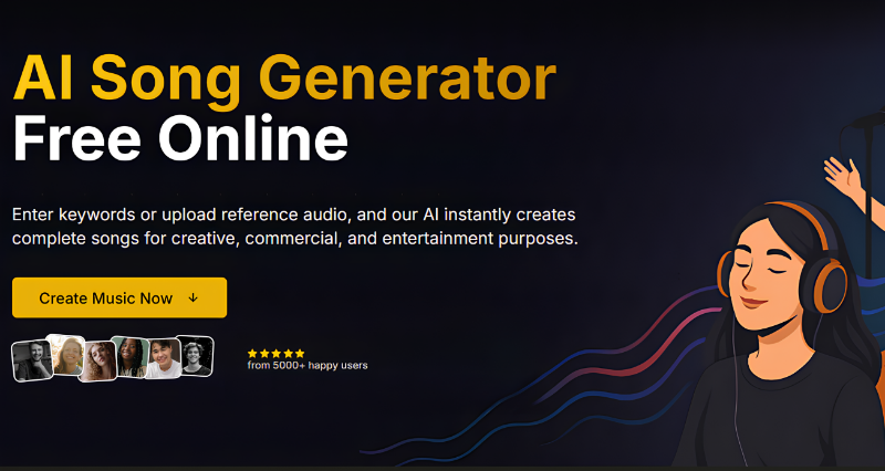 Скриншот AI Song Generator