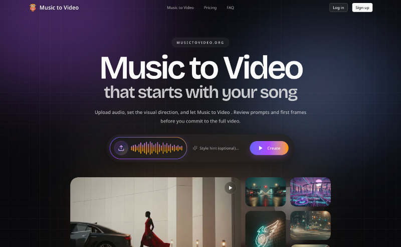 Скриншот Music to Video