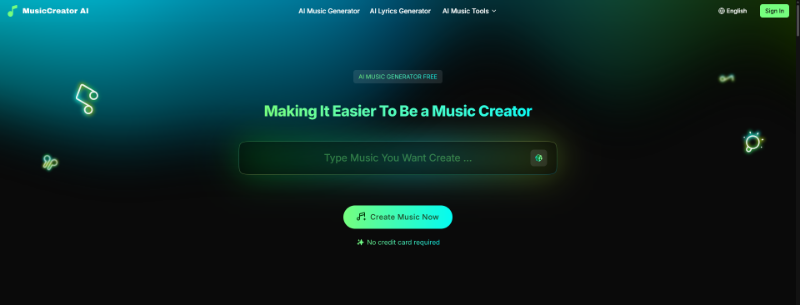 Скриншот Musiccreator AI