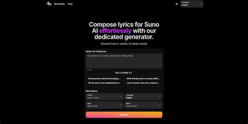 Скриншот Snon Lyric