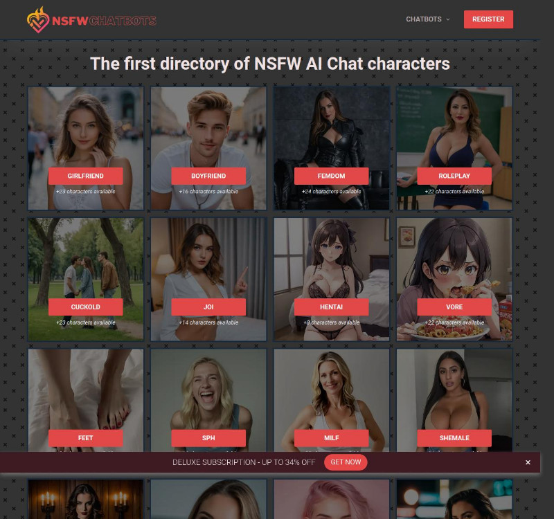 Скриншот NSFW AI Chat