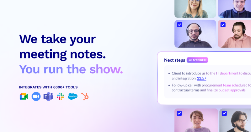 Скриншот tl;dv for Sales Meetings