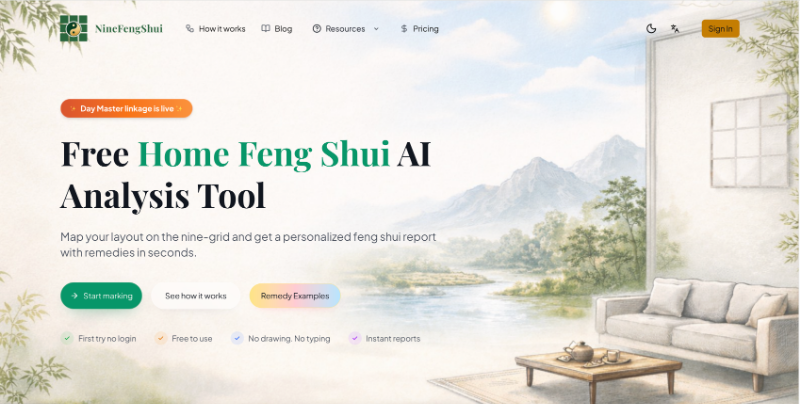 Скриншот NineFengShui