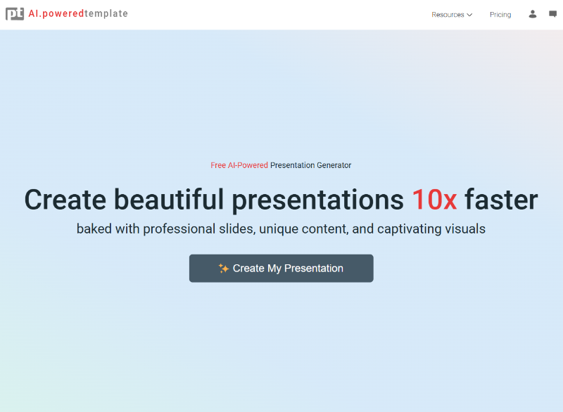 Скриншот AI Presentation Maker