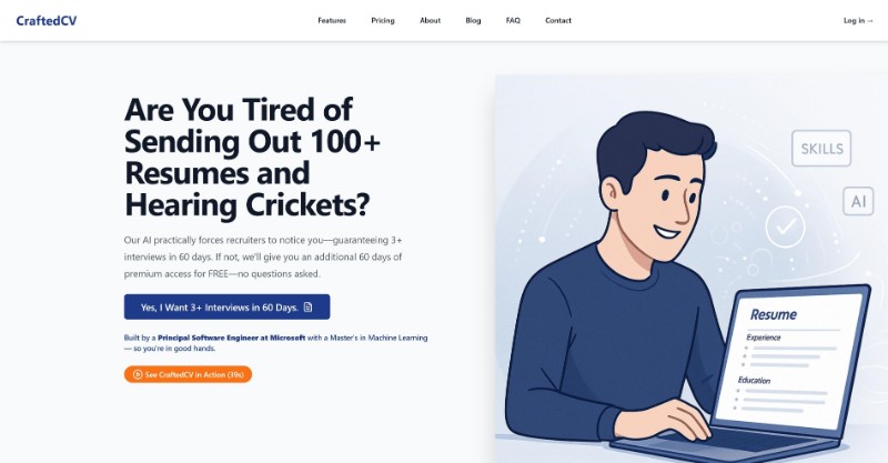 Скриншот CraftCV