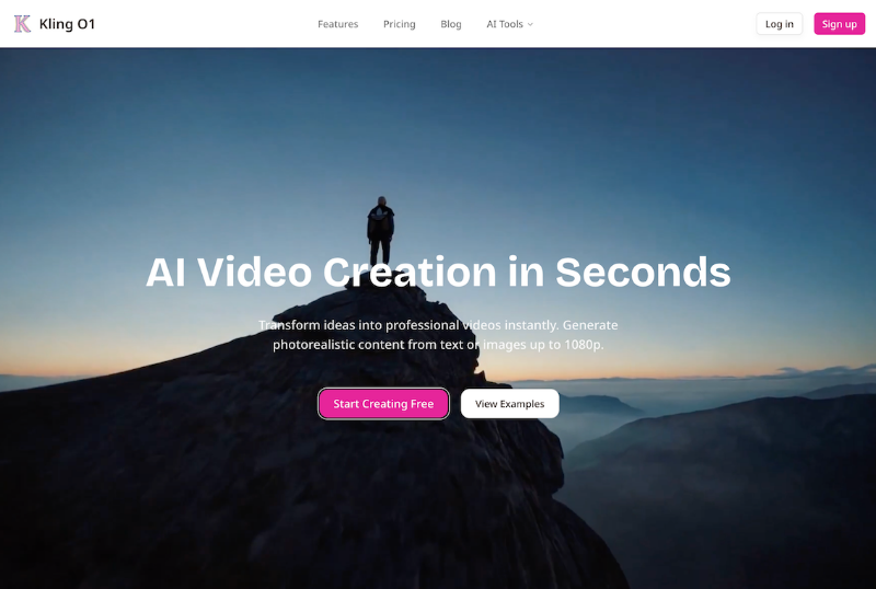 Скриншот Kling O1 Video Generator