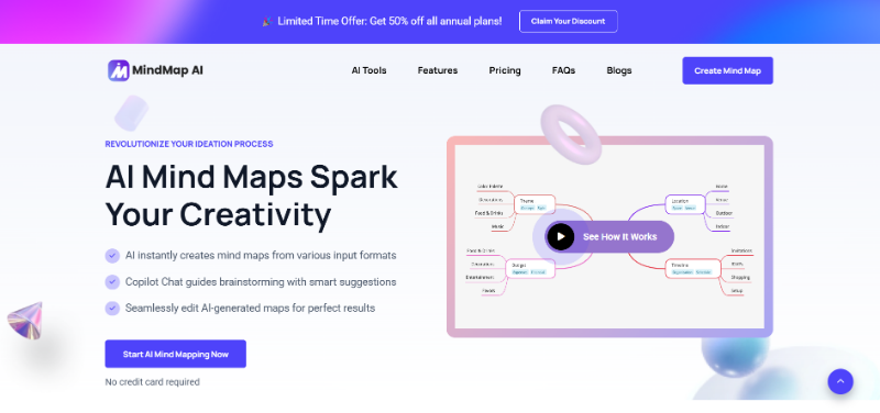 Скриншот MindMap AI
