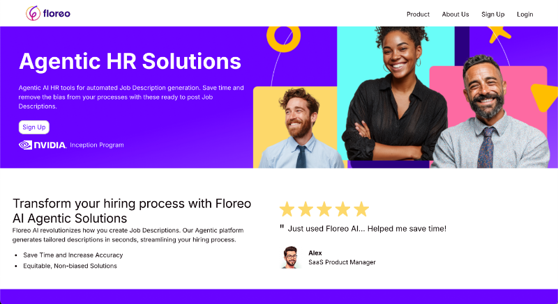 Скриншот Floreo AI