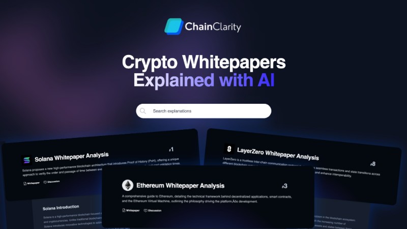 Скриншот ChainClarity