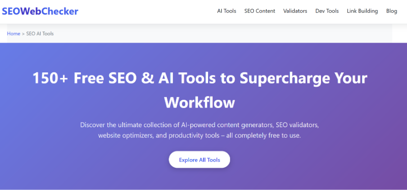 Скриншот SeoWebChecker