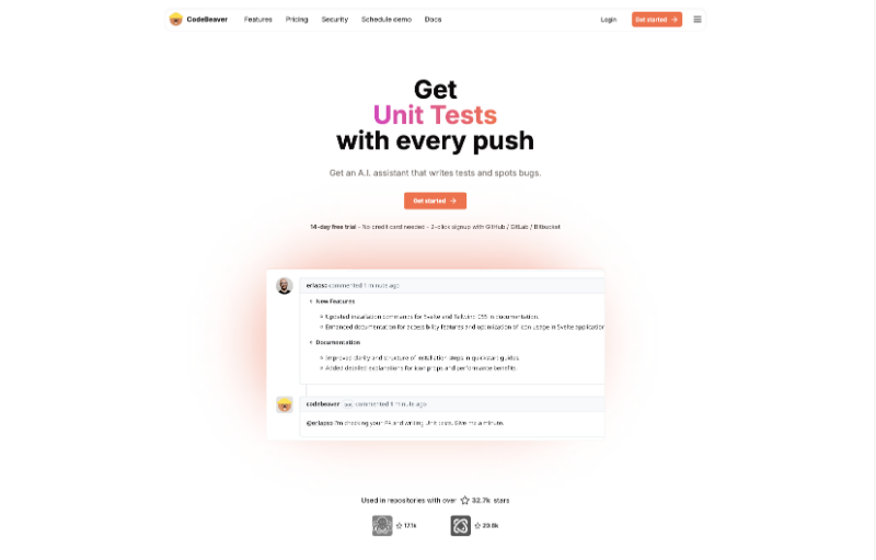 Скриншот CodeBeaver