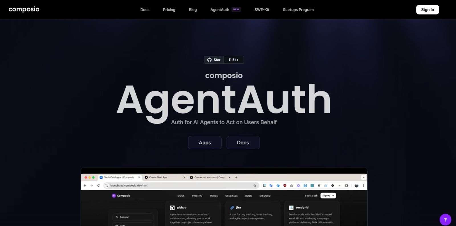 Скриншот AgentAuth