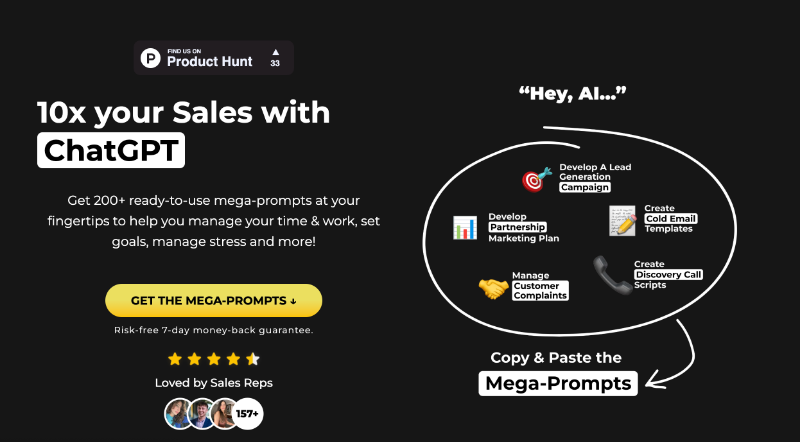 Скриншот Sales Mega Prompts