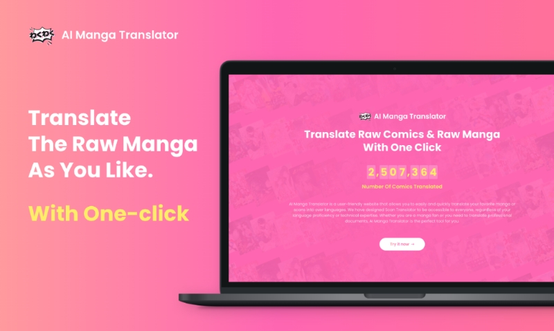 Скриншот AI Manga Translator