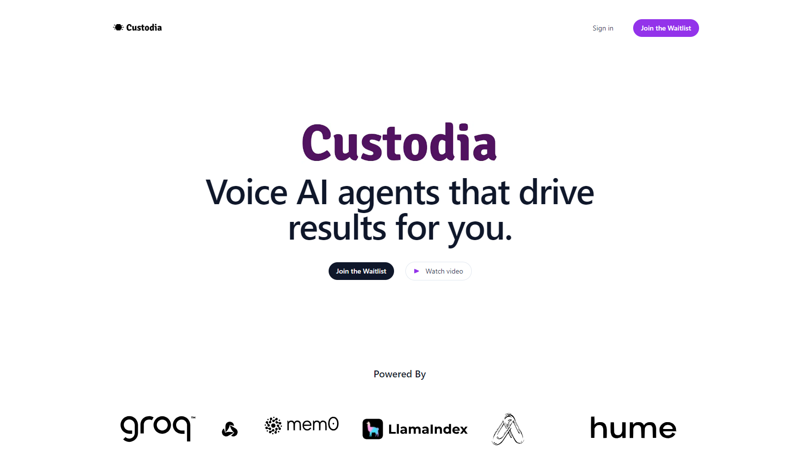 Скриншот Custodia AI