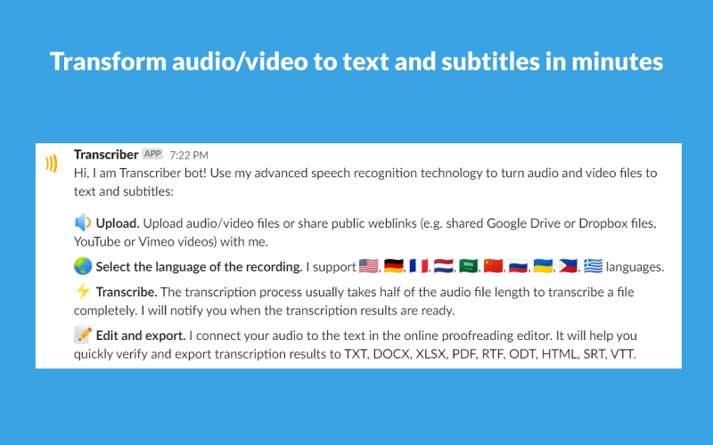 Скриншот SpeechTextAI