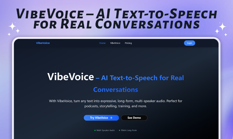Скриншот VibeVoice