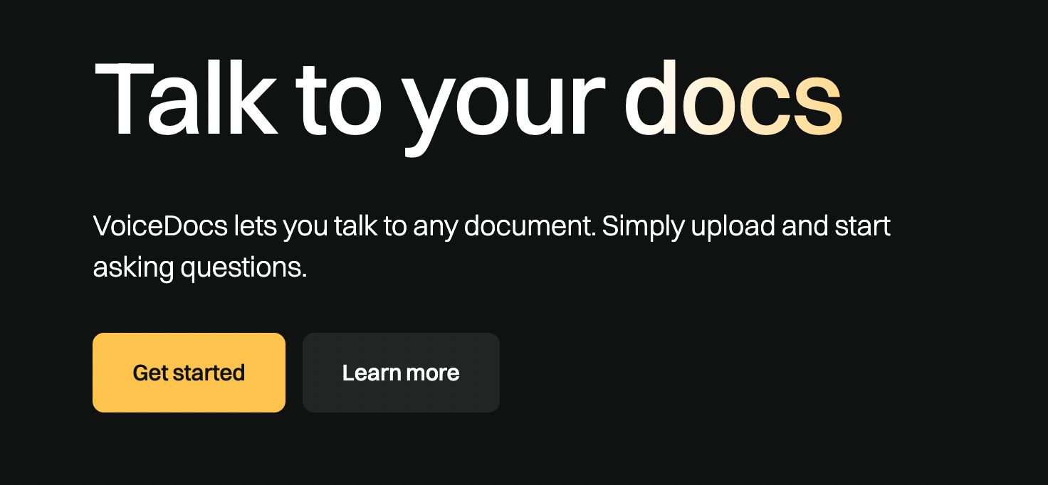 Скриншот Voice Docs