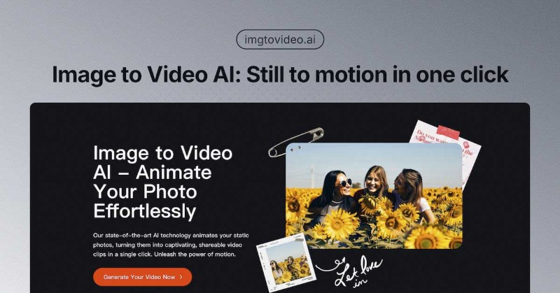 Скриншот AI Image to Video