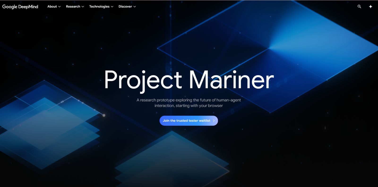 Скриншот Project Mariner
