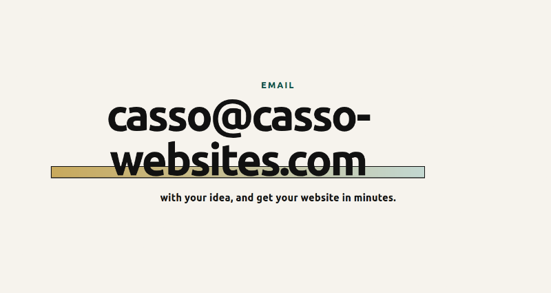 Скриншот Casso Websites