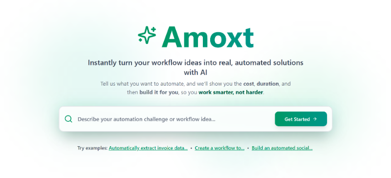 Скриншот Amoxt