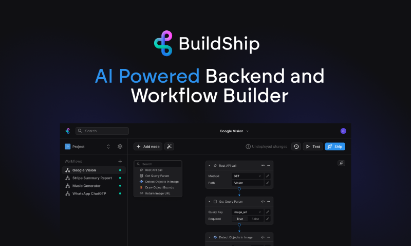 Скриншот BuildShip