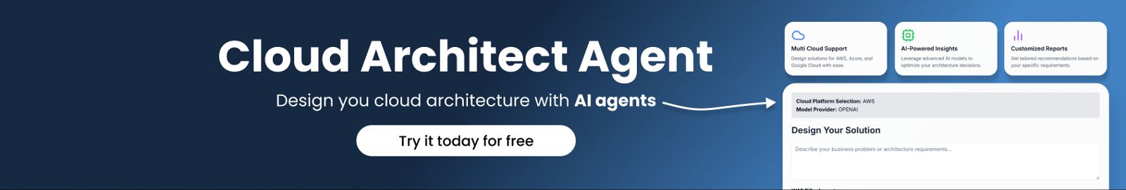 Скриншот Cloud Architect Agent