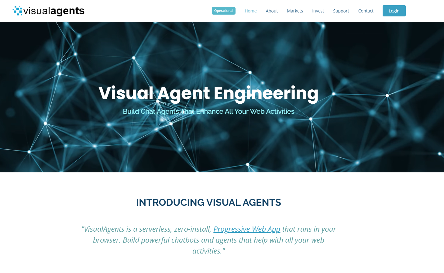 Скриншот VisualAgents.ai