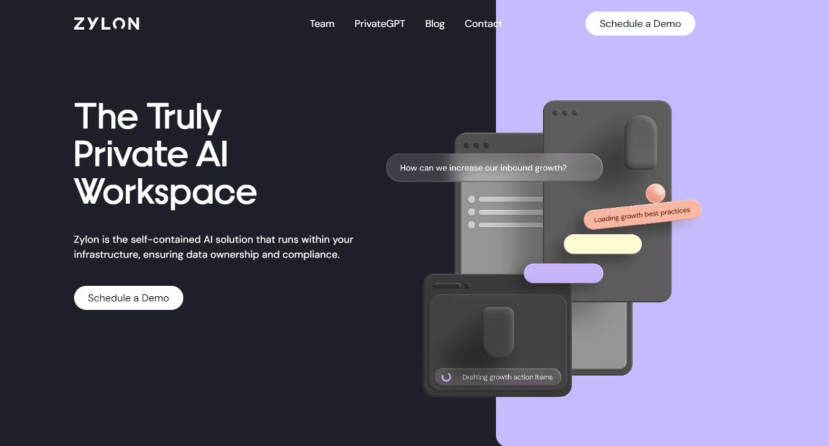 Скриншот Zylon AI